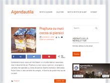 Tablet Screenshot of agendautila.ro